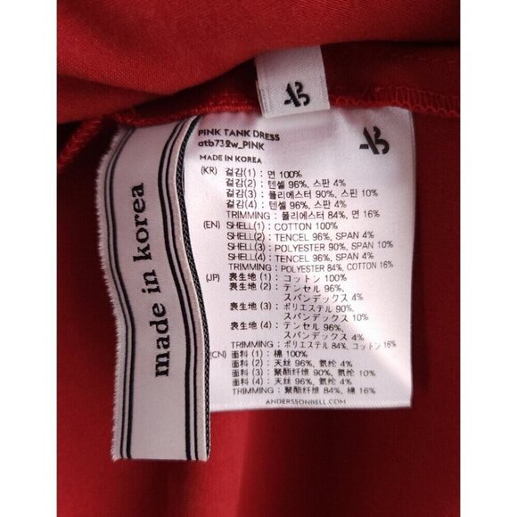 Andersson Bell Cotton Midi Dress Size S Pink $470 - Picture 11 of 14